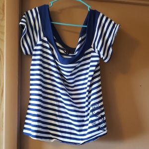 Retro chic Nautical torrid top
